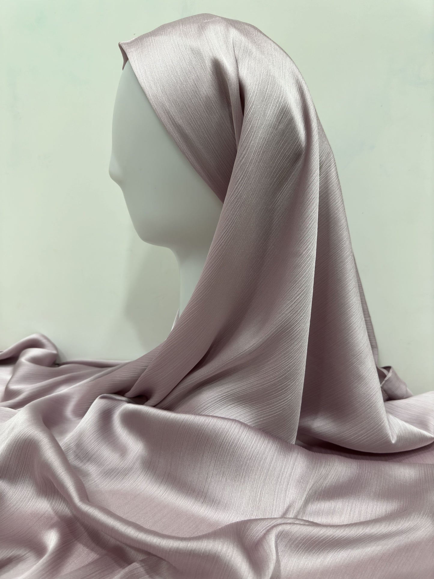 French Pink Muna Satin Hijab