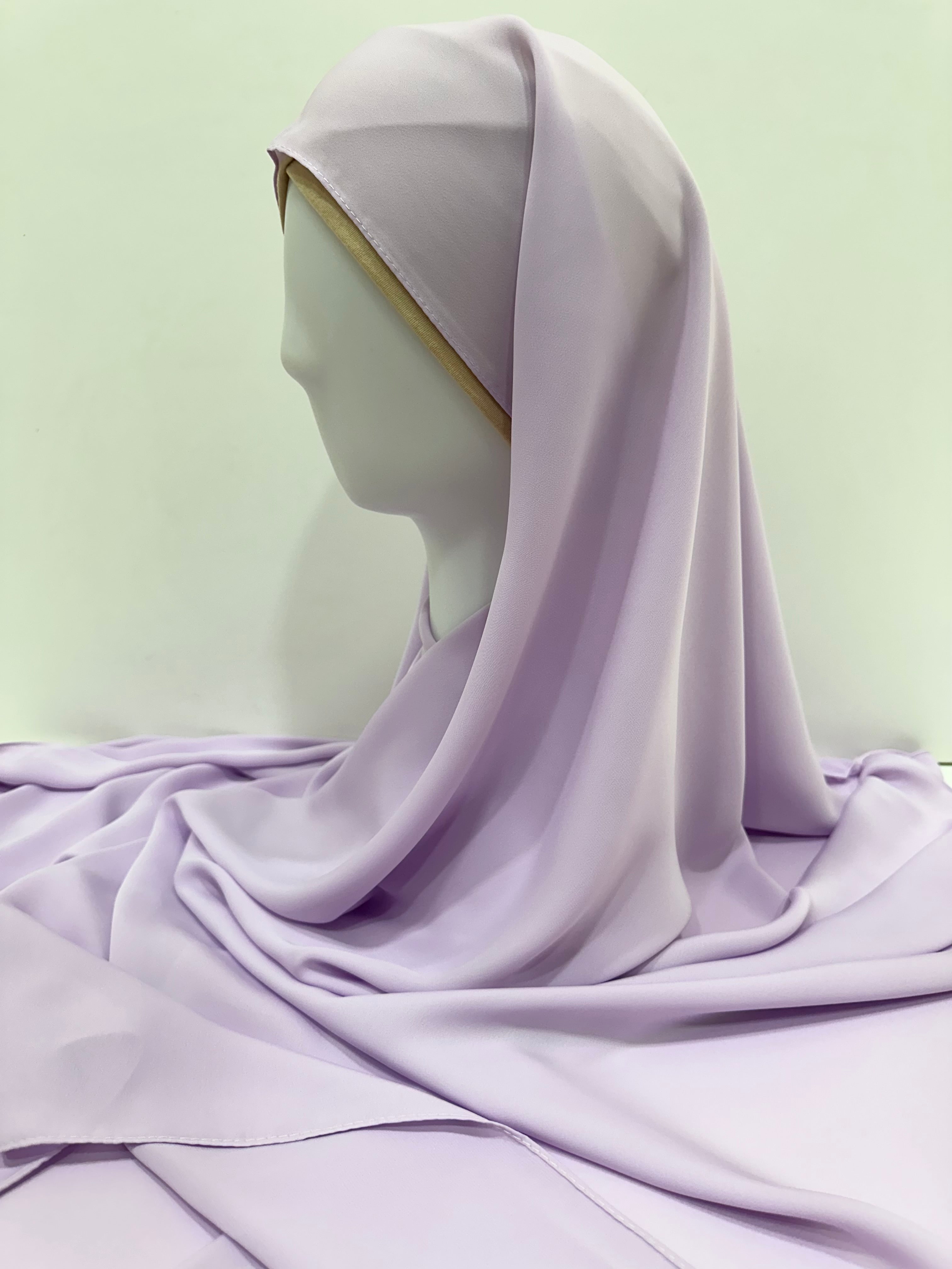 Lavender Korean Chiffon Hijab