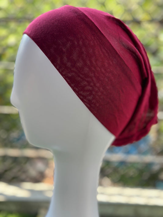 Maroon Tube Cap