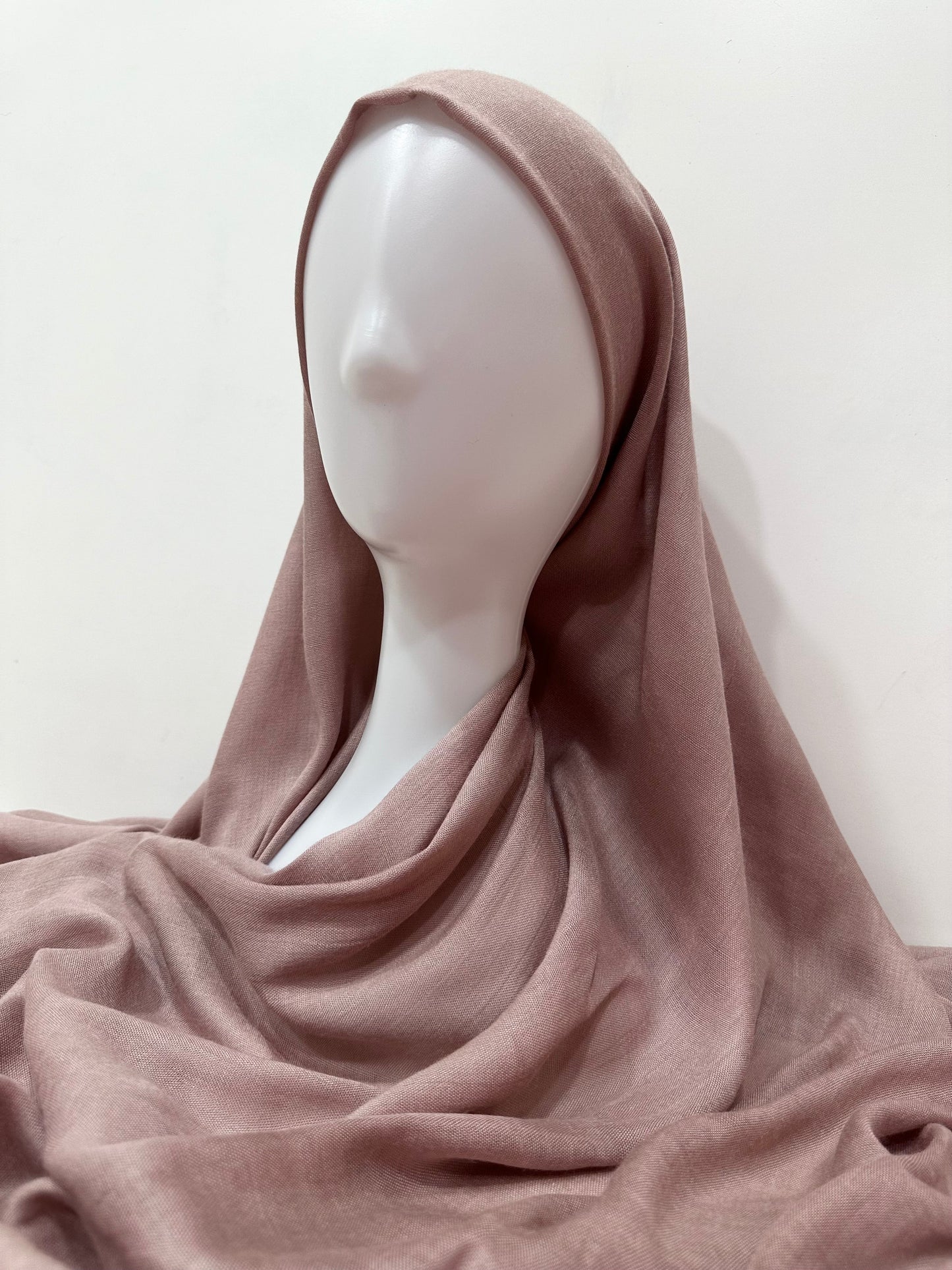 Mauve Turkish Cotton Hijab