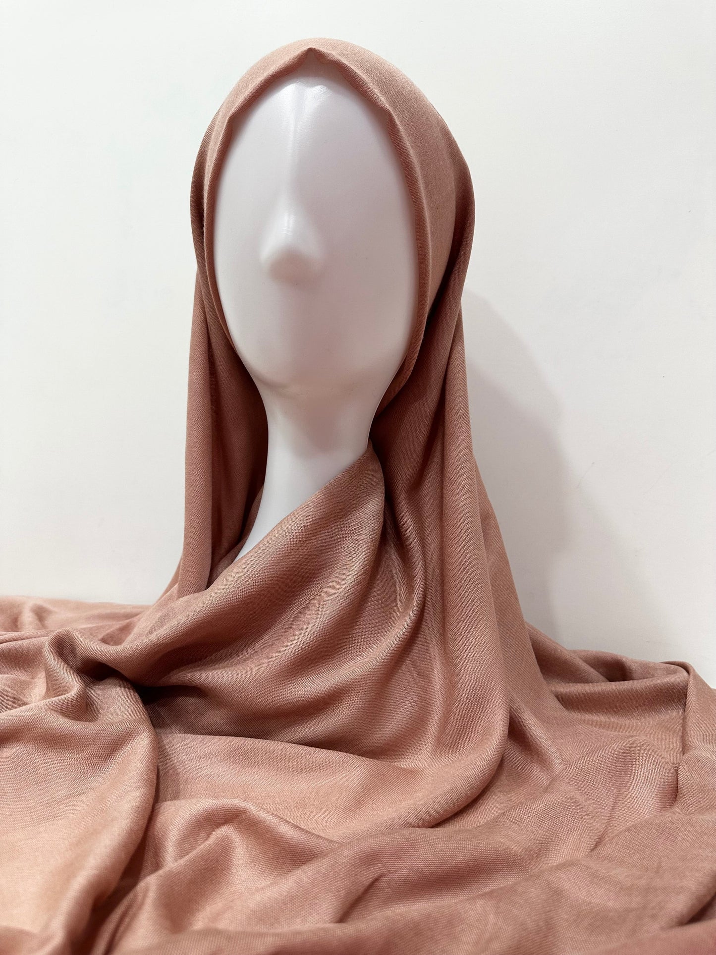 Nude Peach Turkish Cotton Hijab