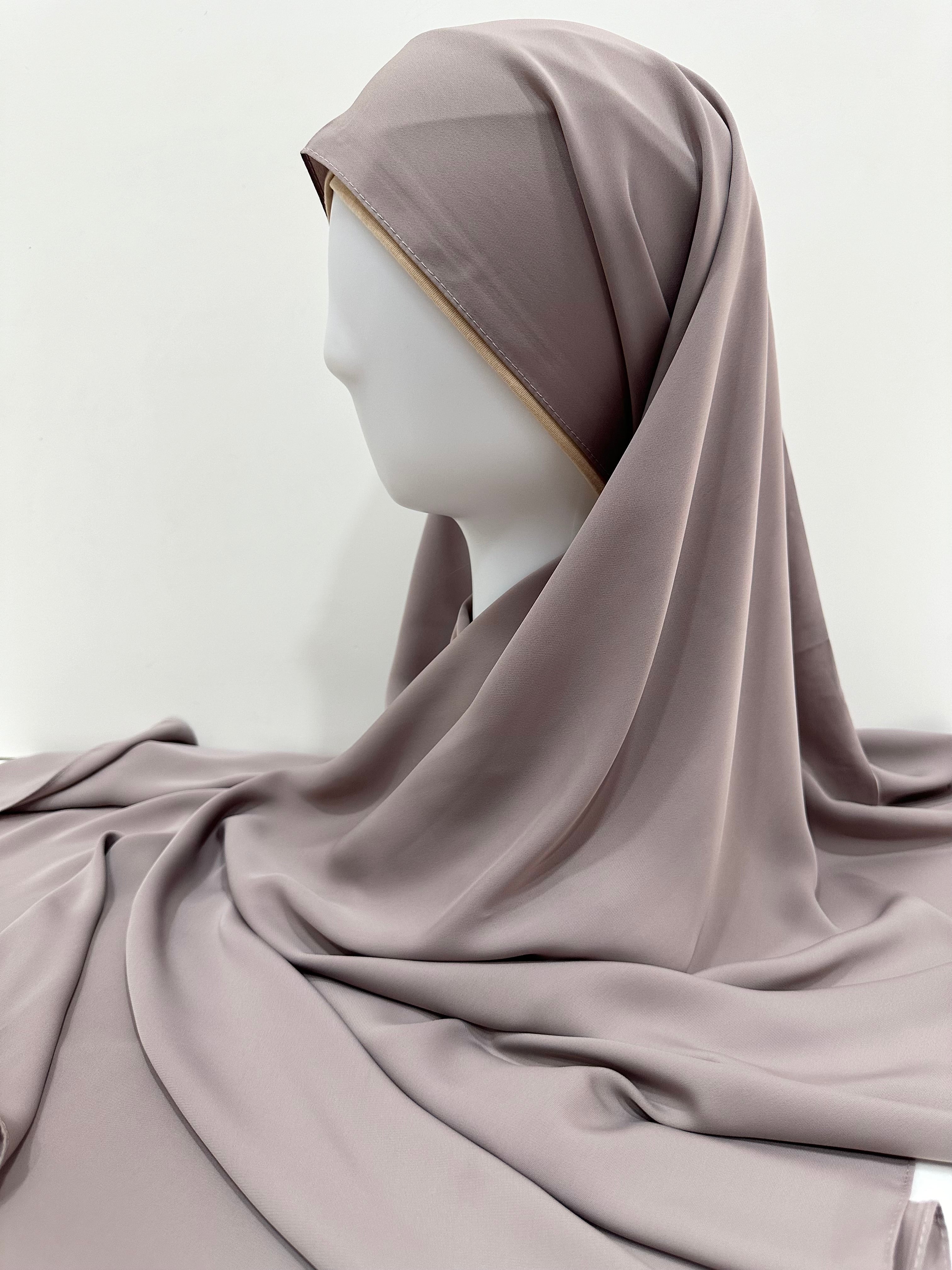 Nude Korean Chiffon Hijab