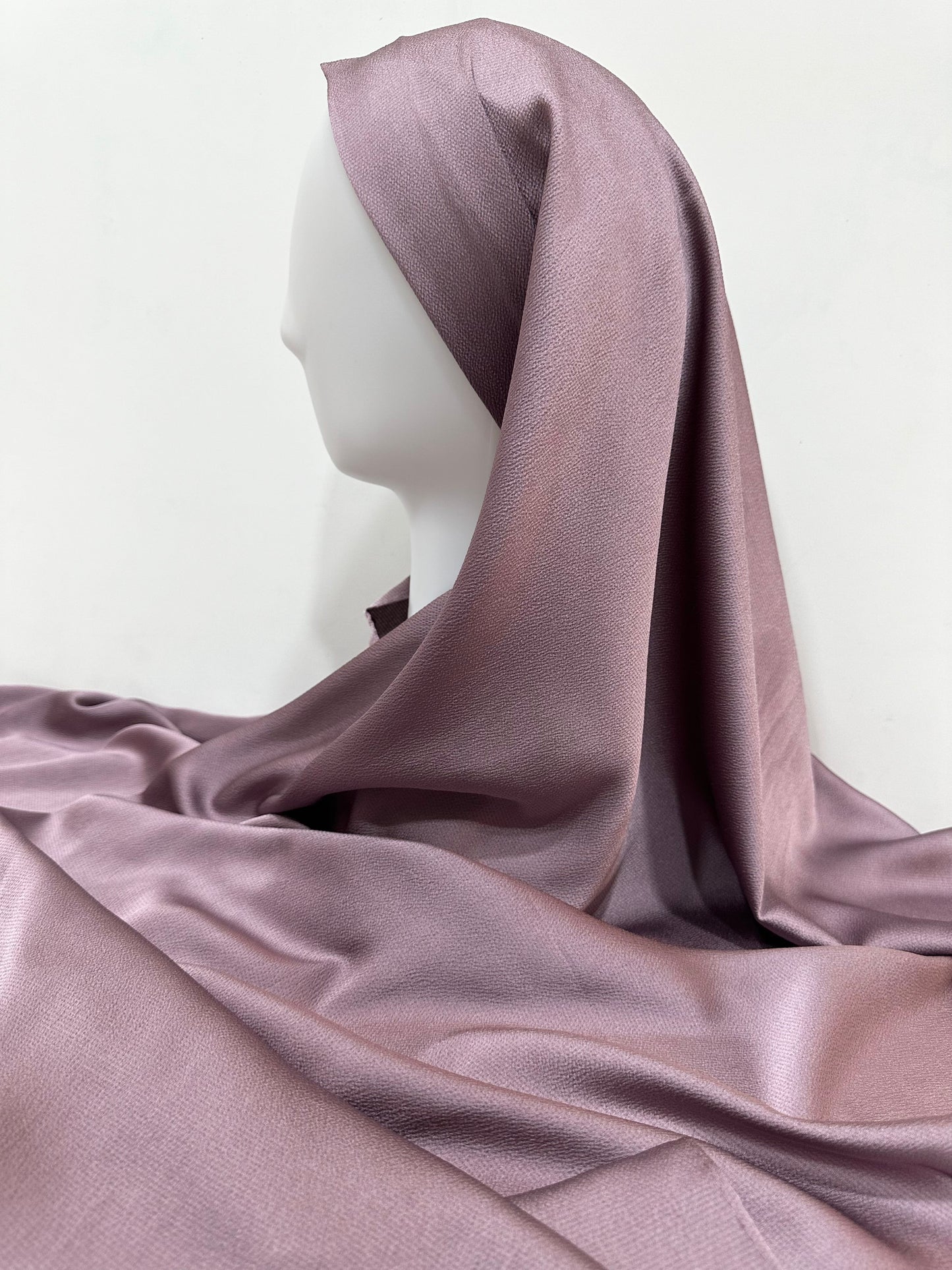 Purple Bubble Satin Hijab