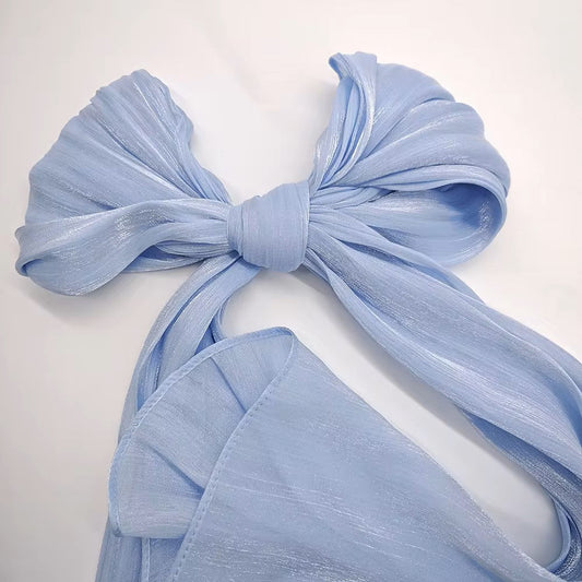 Baby Blue Organza Hijab