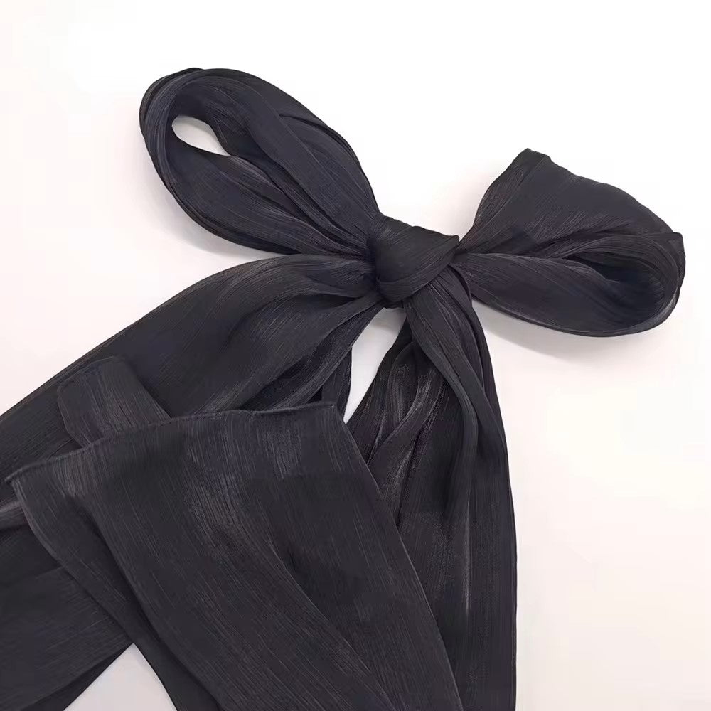 Black Organza Hijab