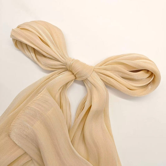 Light Gold Organza Hijab