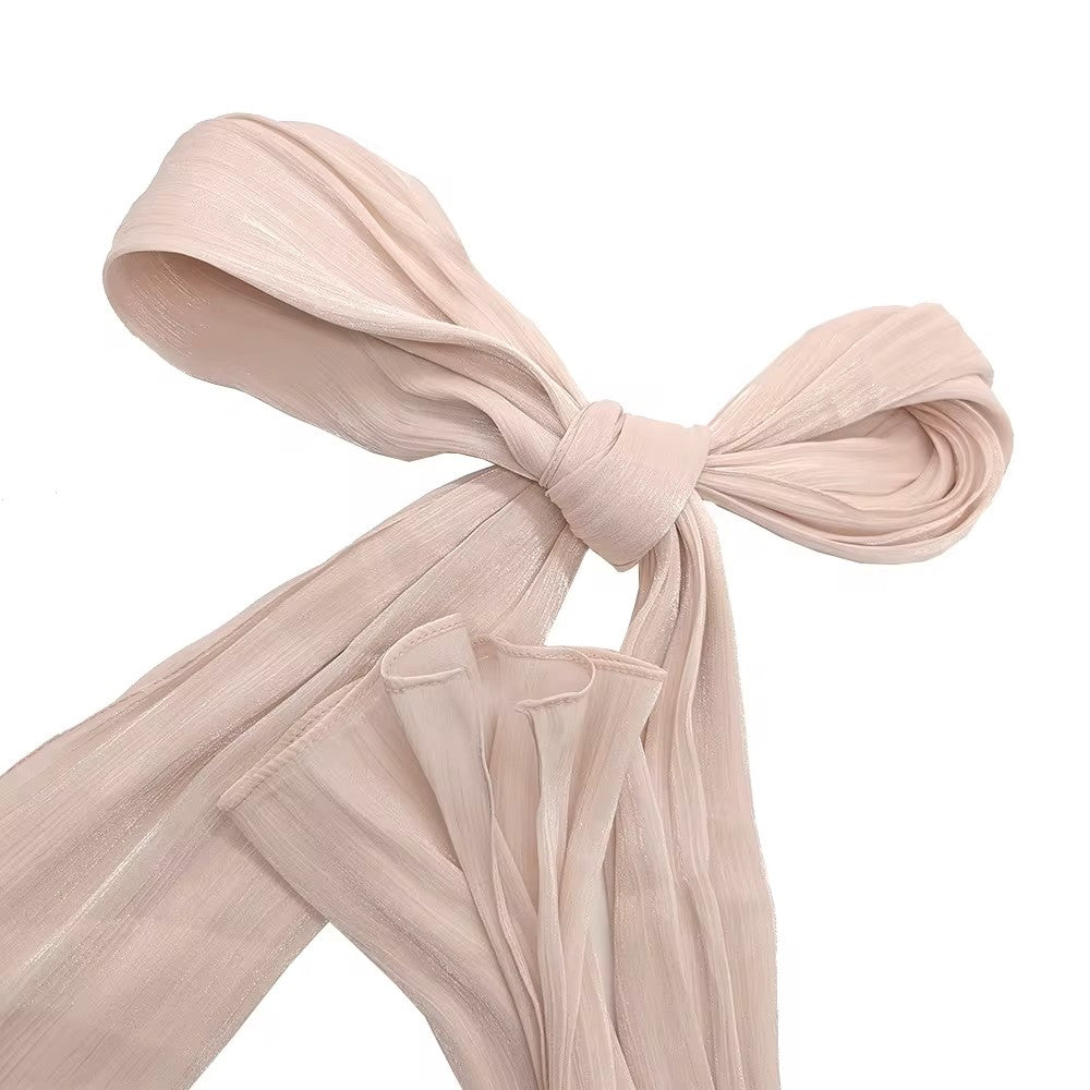 Nude Organza Hijab